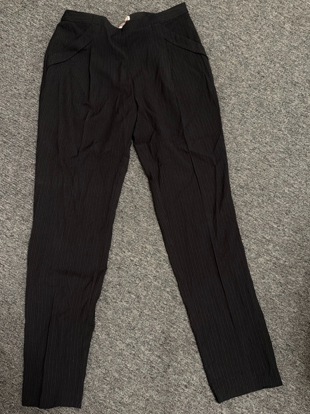 Forever 21 Black Pinstripe Trousers